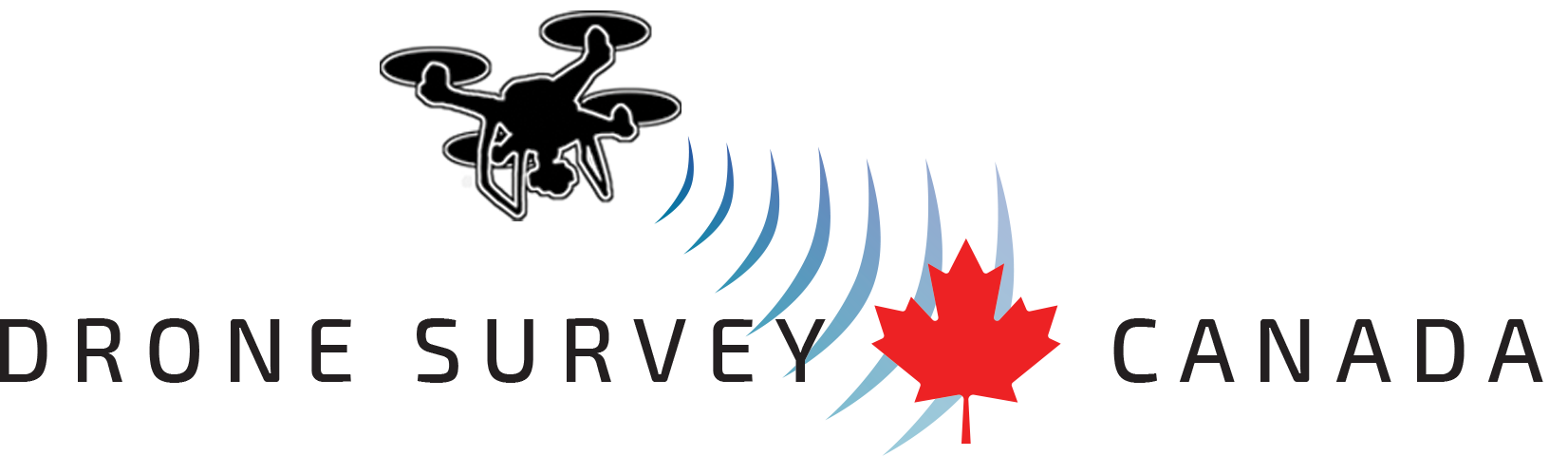 Drone Survey Canada long logo transparent